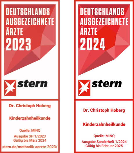 Stern-Siegel Kinderzahnarzt 2023 - 2024