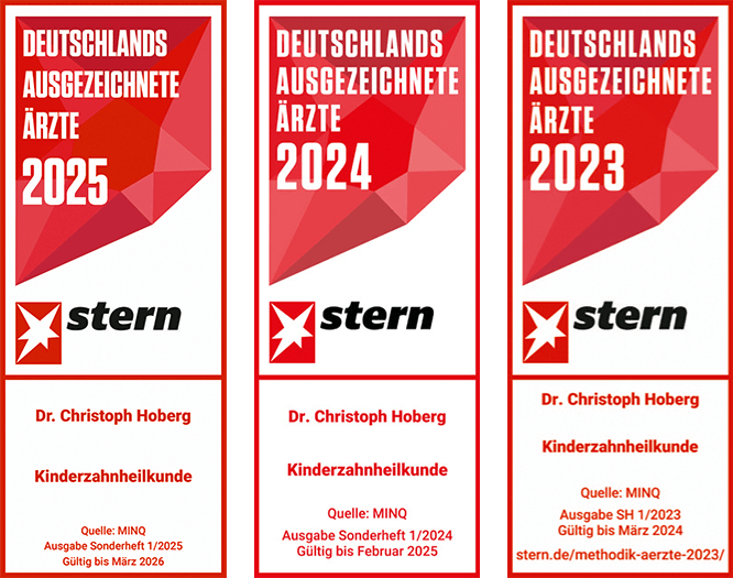 Stern-Siegel Kinderzahnarzt 2023 - 2025