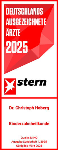 Stern Siegel Ausgezeichnete Ärzte Kinderzahnheilkunde 2025